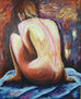 Desnudo Mujer de Espaldas