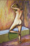 Mujer en el baño
