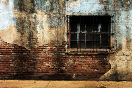 Ladrillos, pared y...