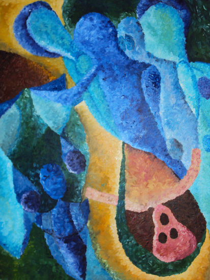 Apática empatía Oil Canvas Landscaping