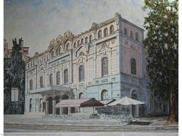 Teatro de Julián Romea de Murcia Oil Canvas Landscaping