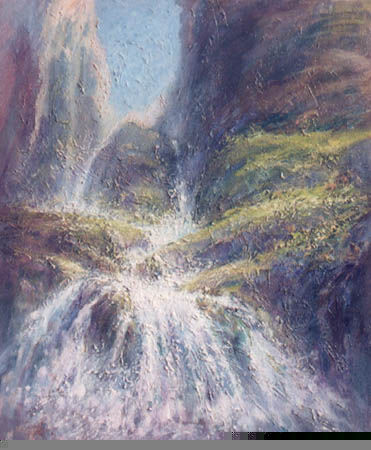 Cascada II Oil Canvas