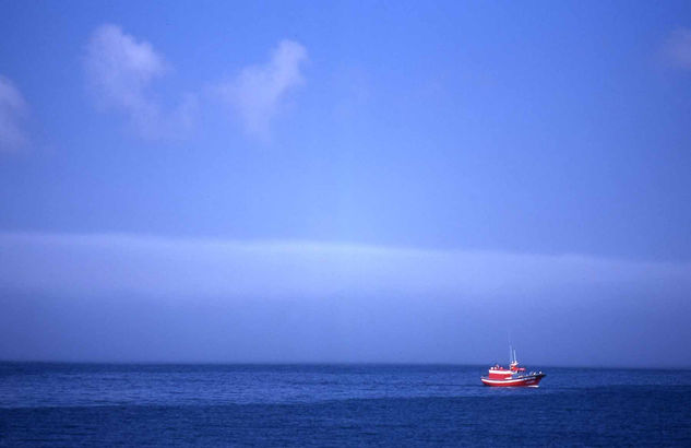 Barquito en el mar 