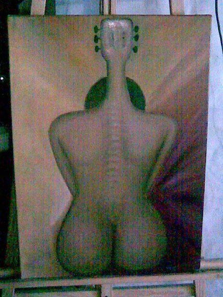 mujer guitarra
