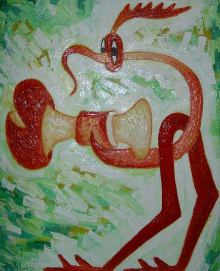 "con sus ardides sexuales" Oil Canvas