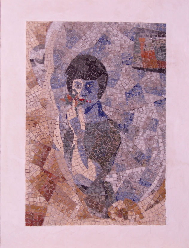 Ivana giovane allo specchio