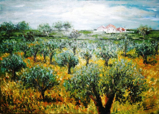 EL OLIVAR Oil Canvas Landscaping