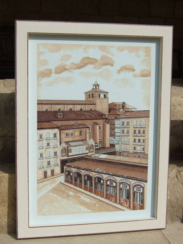 La catedral de Santander en el año 1.941, antes del indendio