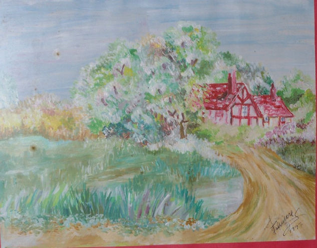 Paisaje Acrílico Lienzo