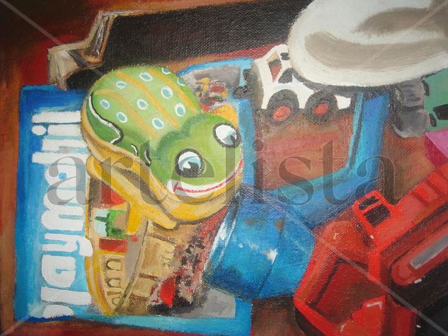 JUEGOS Acrylic Canvas Still Life Paintings