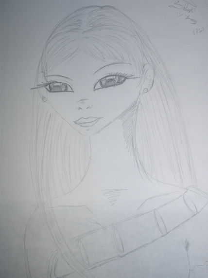 Chica flequillo