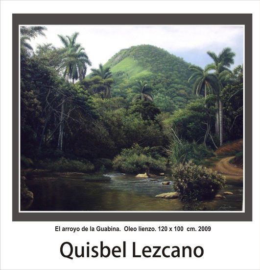 El arroyo de la Guabina Oil Canvas Landscaping