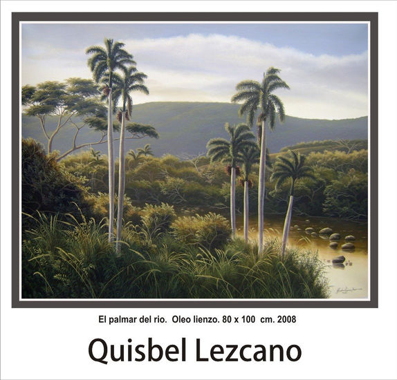 El palmar del Rio Oil Canvas Landscaping