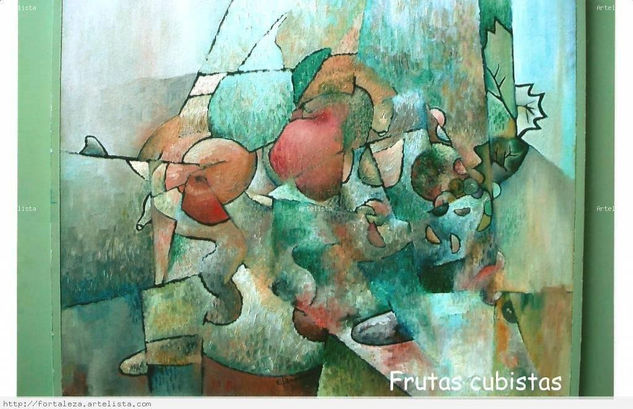 Frutas cubistas Óleo Lienzo Figura