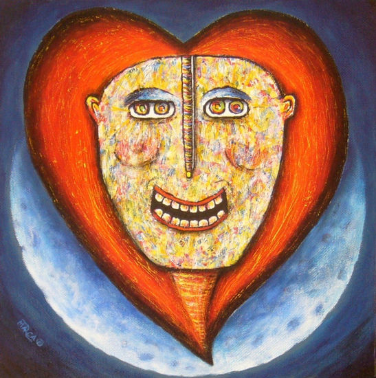 EL AMOR Acrylic Canvas Portrait