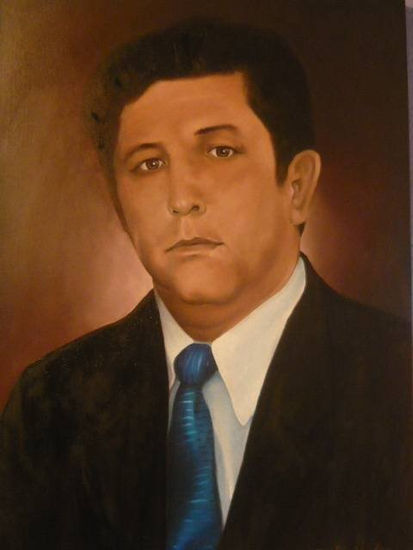 retrato de Segundo Burbano Óleo Lienzo Retrato