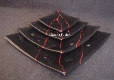 Platos sushi Negro...