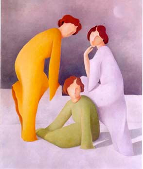 3 MUJERES Oil Canvas