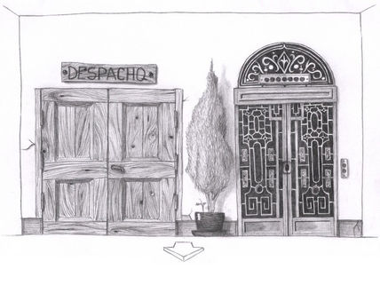 Recepción. Pared oeste