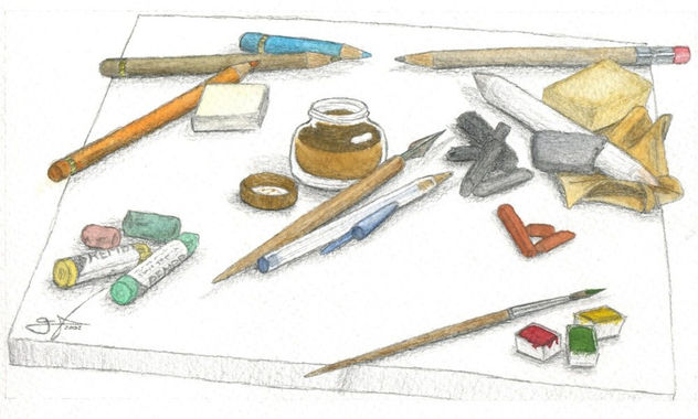Materiales de dibujo y pintura 2