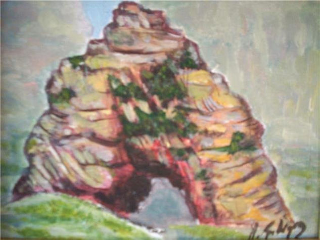 PIEDRA DELOS ENAMORADOS, CONSTITUCION.- Acrylic Canvas Landscaping