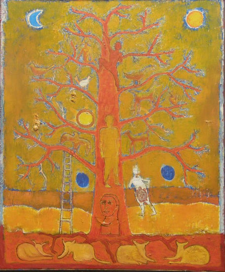 Arbol de la vida Oil Canvas Landscaping