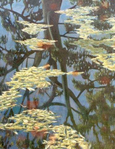 "Reflejos" Oil Canvas Landscaping