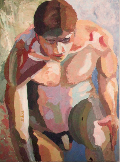 Figura de hombre Oil Canvas Figure Painting