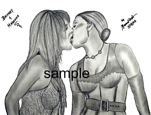 THE KISS MADONNA & BRITNEY SPEARS