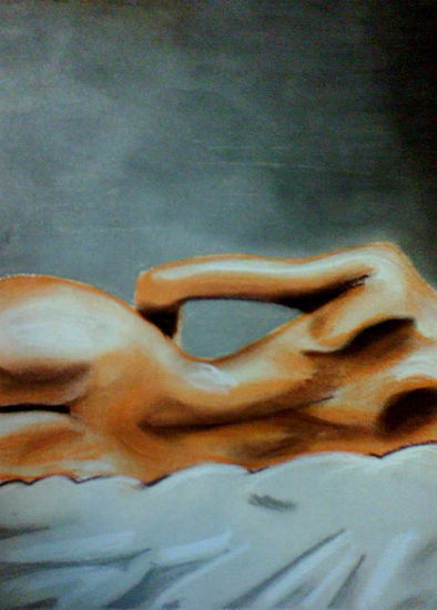 Espalda Pastel Card Nude Paintings