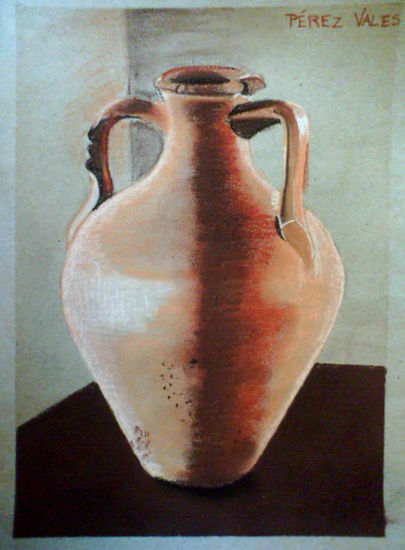 Ánfora Pastel Paper Still Life Paintings