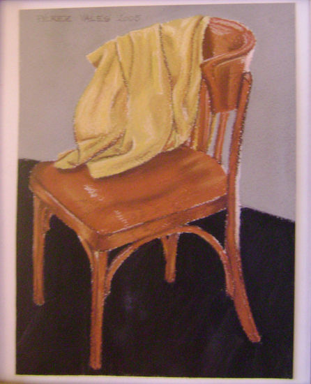 Silla Pastel Paper Figure Painting