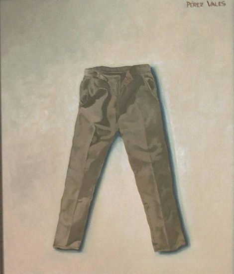 Os pantalóns de Aldara Óleo Lienzo Figura