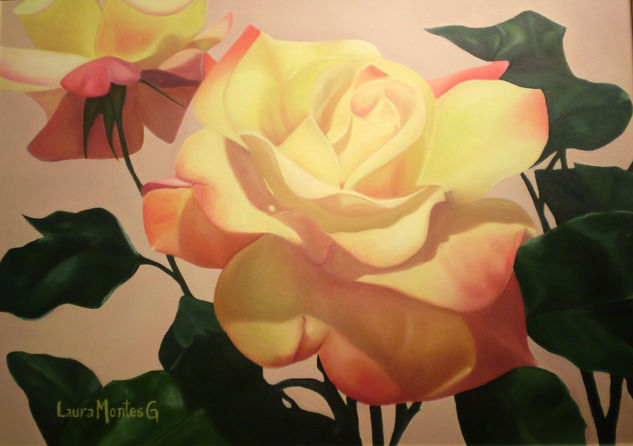 Rosas Oil Canvas Floral Painting