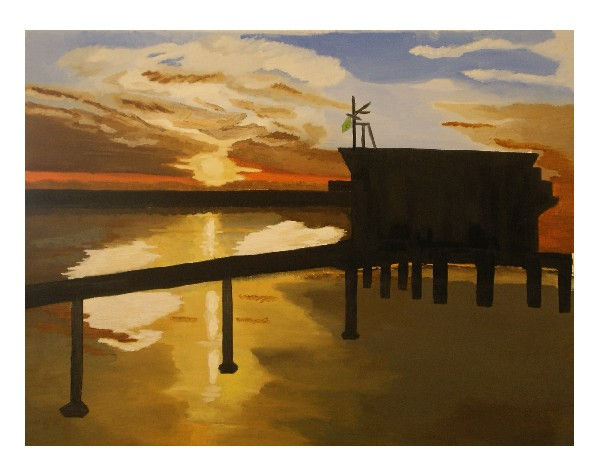 Amanecer frente al Nautico