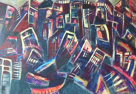 La ville qui danse Acrylic