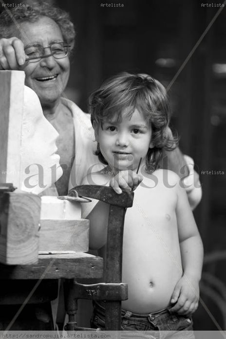 Bruno en el atelier...