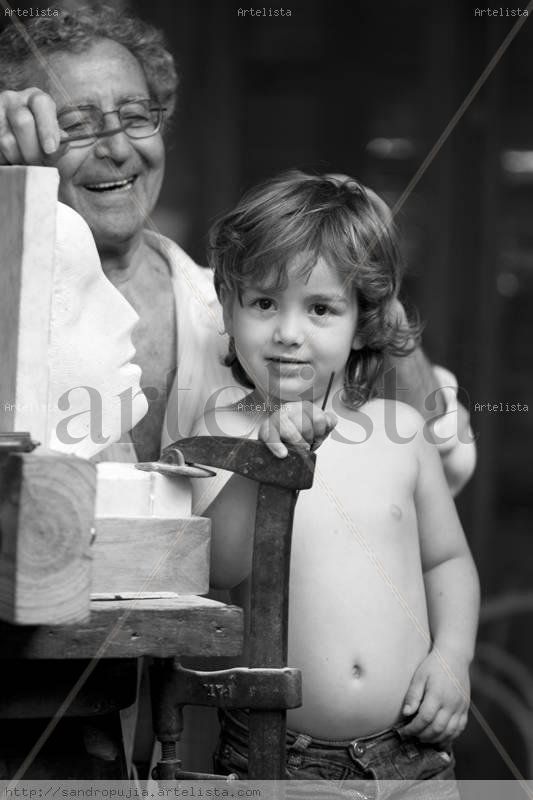 Bruno en el atelier del abuelo 6