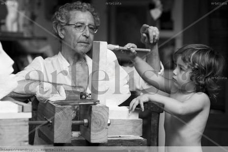 Bruno en el atelier...