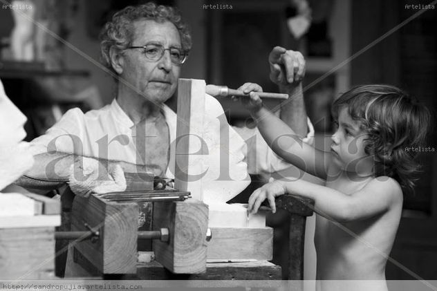 Bruno en el atelier del abuelo 2