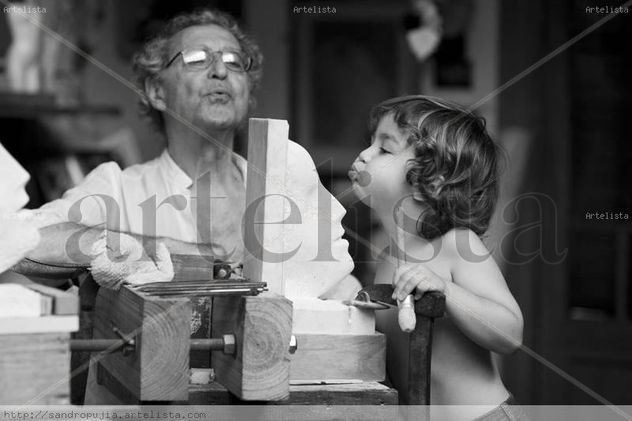 Bruno en el atelier del abuelo 3