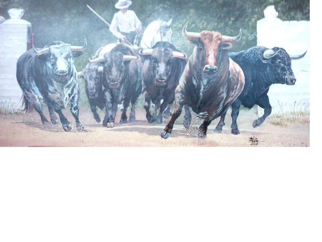 Entrando al corral