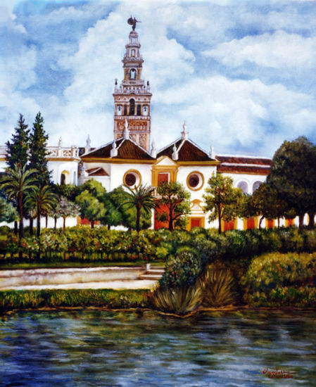 Sevilla mia Óleo Lienzo Paisaje
