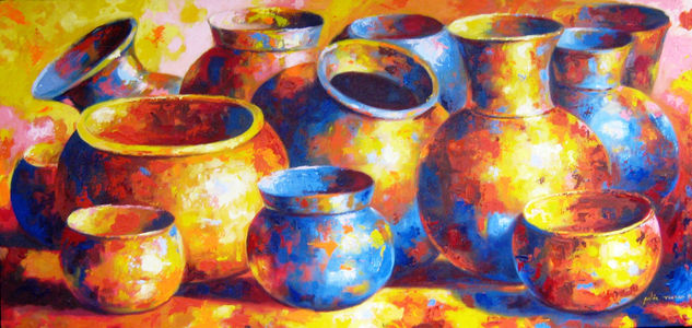 tinajas precolombinas Oil Canvas Still Life Paintings