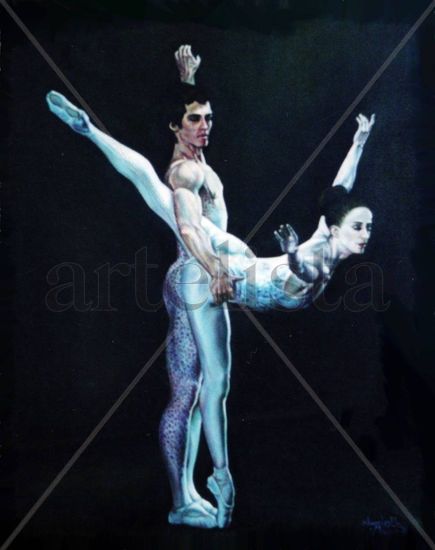 Ballet Óleo Lienzo Figura