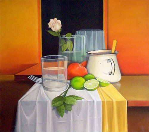 Bodegon 2004-01 Oil Canvas Still Life Paintings