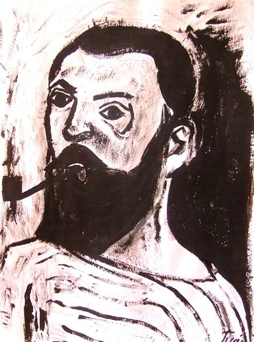 MARINERO (inspirado en un AUTORRETRATO de Henri Matisse)
