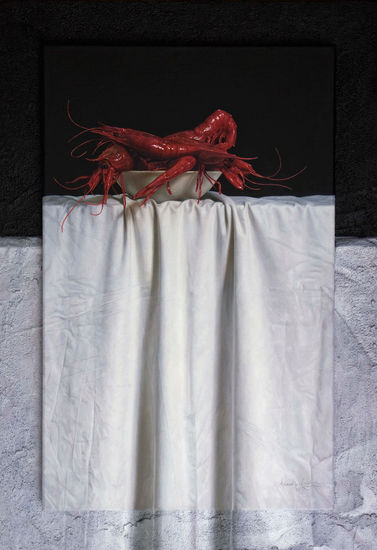 Carabineros Oil Textile Still Life Paintings