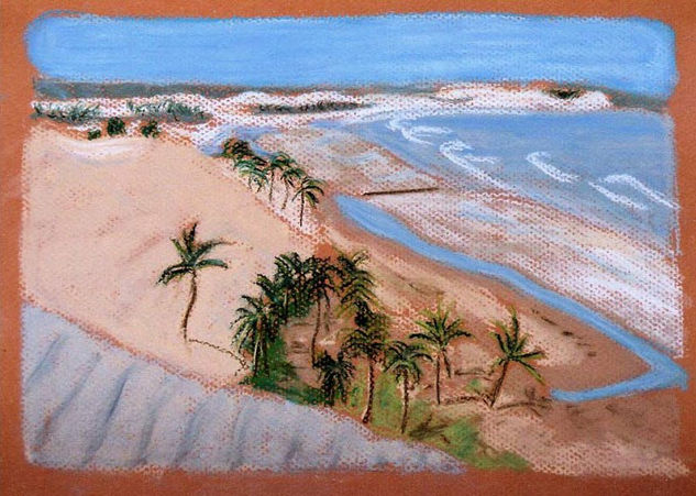 10-Jericoacoara_ Pastel Paper Marine Painting