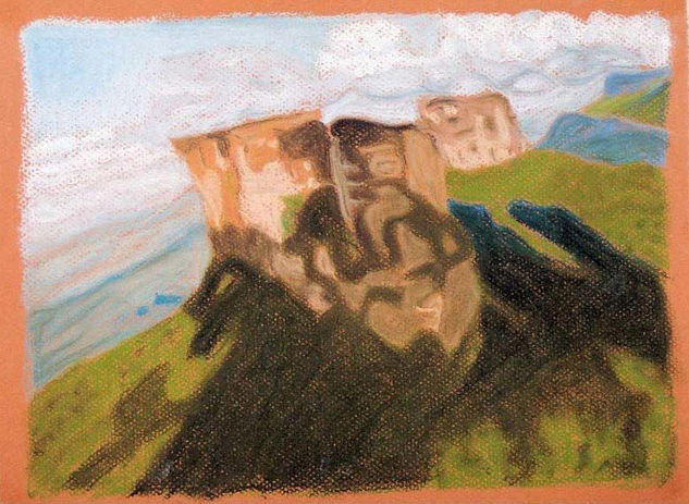 Tepuí Pastel Papel Paisaje